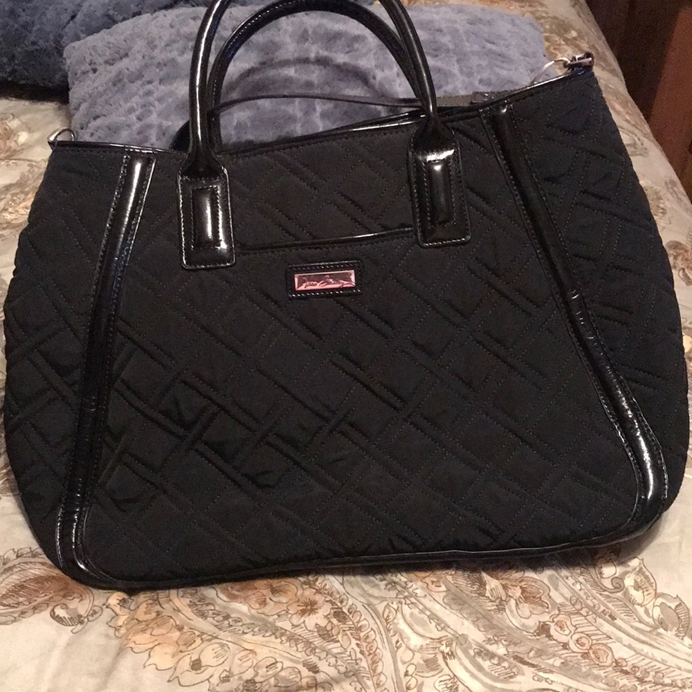 Black messenger bag